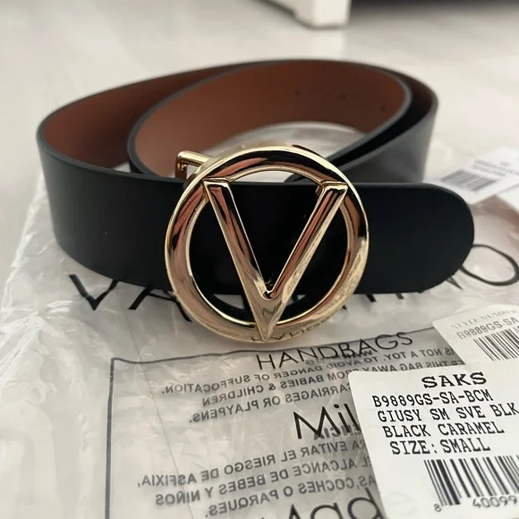 Mario Valentino Women’s belt Valentino by Mario Valentino Giusy Logo Buckle Leather Belt  main image 4